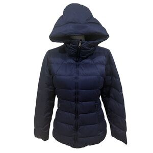 Patagonia Women’s 80% Goosedown Puffer Jacket Size Small Navy Blue